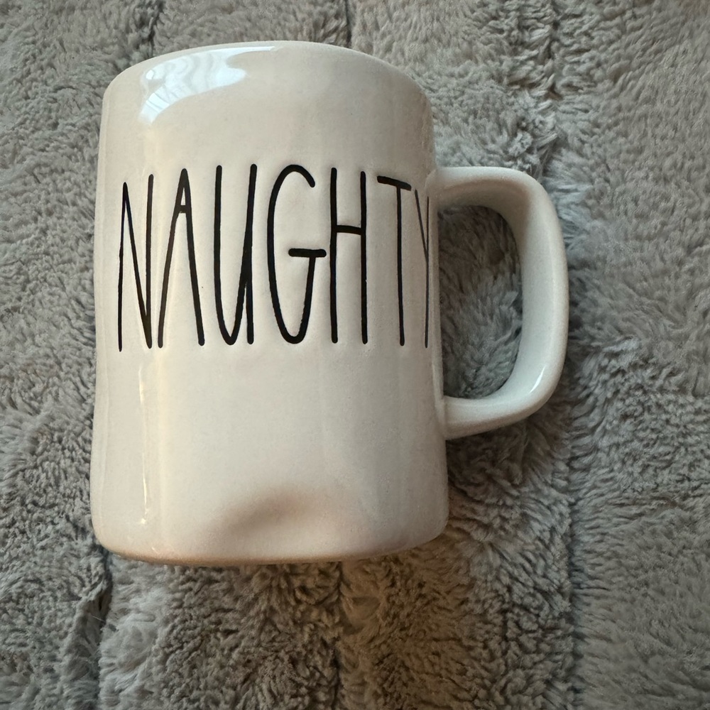 Nice Naughty Rae Dunn Coffee Tea Mug - Picture 3 of 4